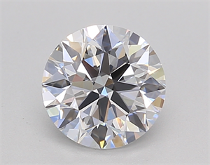 Picture of Lab Created Diamond 1.14 Carats, Round with Ideal Cut, D Color, VVS2 Clarity and Certified by IGI