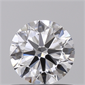 Del inventario de diamantes de laboratorio, 0.70 quilates, Redondo , Color D, claridad VVS2 y certificado IGI