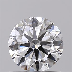 Picture of Lab Created Diamond 0.70 Carats, Round with Excellent Cut, D Color, VVS2 Clarity and Certified by IGI