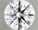 Del inventario de diamantes de laboratorio, 1.86 quilates, Redondo , Color D, claridad vvs2 y certificado IGI