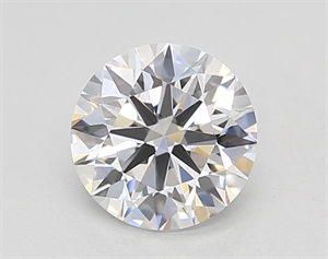 Picture of Lab Created Diamond 1.01 Carats, Round with Excellent Cut, D Color, VVS2 Clarity and Certified by GIA