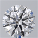 Lab Created Diamond 5.24 Carats, Round with Excellent Cut, F Color, VS2 Clarity and Certified by GIA