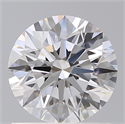 Lab Created Diamond 1.06 Carats, Round with Excellent Cut, D Color, VVS1 Clarity and Certified by IGI