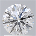 Lab Created Diamond 1.17 Carats, Round with Ideal Cut, D Color, SI1 Clarity and Certified by IGI