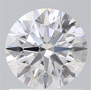 Picture of Lab Created Diamond 1.09 Carats, Round with Excellent Cut, D Color, VS1 Clarity and Certified by IGI