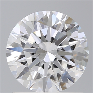 Picture of Lab Created Diamond 1.30 Carats, Round with Excellent Cut, D Color, VS1 Clarity and Certified by IGI