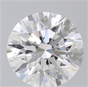 Lab Created Diamond 1.24 Carats, Round with Excellent Cut, D Color, VVS2 Clarity and Certified by IGI