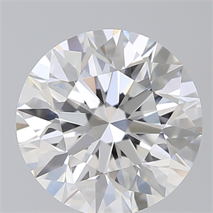 Picture of Lab Created Diamond 1.24 Carats, Round with Excellent Cut, D Color, VVS2 Clarity and Certified by IGI