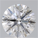 Lab Created Diamond 1.28 Carats, Round with Excellent Cut, D Color, VS1 Clarity and Certified by IGI