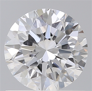 Picture of Lab Created Diamond 0.92 Carats, Round with Excellent Cut, D Color, VVS2 Clarity and Certified by IGI