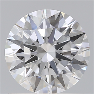 Picture of Lab Created Diamond 1.08 Carats, Round with Ideal Cut, D Color, VS1 Clarity and Certified by IGI