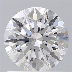 Picture of Lab Created Diamond 1.17 Carats, Round with Ideal Cut, D Color, VVS1 Clarity and Certified by IGI