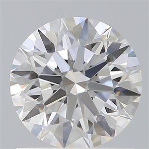 Picture of Lab Created Diamond 1.16 Carats, Round with Ideal Cut, D Color, VVS1 Clarity and Certified by IGI