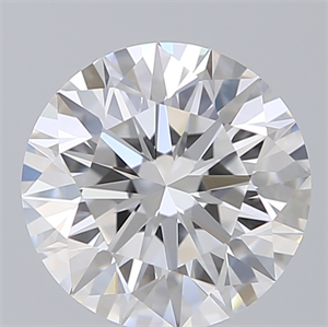 Picture of Lab Created Diamond 1.09 Carats, Round with Ideal Cut, D Color, VS1 Clarity and Certified by IGI