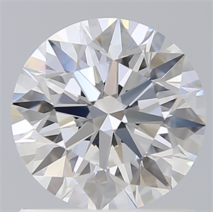 Picture of Lab Created Diamond 1.15 Carats, Round with Ideal Cut, D Color, VS2 Clarity and Certified by IGI