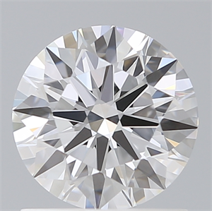 Picture of Lab Created Diamond 1.10 Carats, Round with Ideal Cut, D Color, VS1 Clarity and Certified by IGI