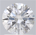 Lab Created Diamond 1.16 Carats, Round with Ideal Cut, D Color, VVS2 Clarity and Certified by IGI