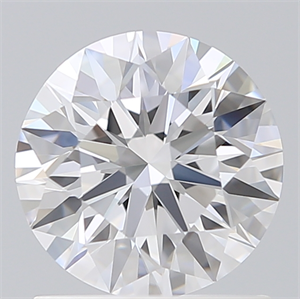 Picture of Lab Created Diamond 1.17 Carats, Round with Ideal Cut, D Color, VVS1 Clarity and Certified by IGI