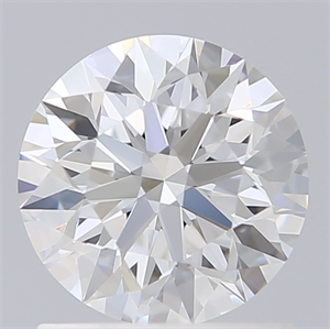 Picture of Lab Created Diamond 1.21 Carats, Round with Excellent Cut, D Color, VVS2 Clarity and Certified by IGI