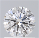 Lab Created Diamond 0.90 Carats, Round with Excellent Cut, D Color, VS1 Clarity and Certified by IGI