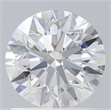 Lab Created Diamond 1.22 Carats, Round with Excellent Cut, D Color, VVS2 Clarity and Certified by IGI