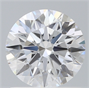 Lab Created Diamond 1.13 Carats, Round with Ideal Cut, D Color, VS2 Clarity and Certified by IGI
