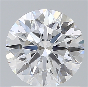 Picture of Lab Created Diamond 1.13 Carats, Round with Ideal Cut, D Color, VS2 Clarity and Certified by IGI