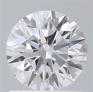 Picture of Lab Created Diamond 1.12 Carats, Round with Ideal Cut, D Color, VS2 Clarity and Certified by IGI