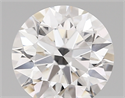 Lab Created Diamond 1.89 Carats, Round with ideal Cut, D Color, vs1 Clarity and Certified by IGI
