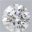 Lab Created Diamond 0.95 Carats, Round with Ideal Cut, D Color, VVS2 Clarity and Certified by IGI