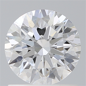 Picture of Lab Created Diamond 1.08 Carats, Round with Ideal Cut, D Color, VS1 Clarity and Certified by IGI