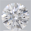 Lab Created Diamond 1.27 Carats, Round with Excellent Cut, D Color, VS1 Clarity and Certified by IGI