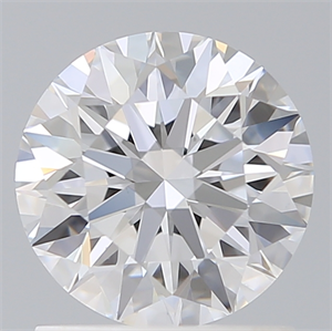Picture of Lab Created Diamond 1.27 Carats, Round with Excellent Cut, D Color, VS1 Clarity and Certified by IGI