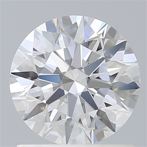 Picture of Lab Created Diamond 1.16 Carats, Round with Ideal Cut, E Color, VS1 Clarity and Certified by IGI