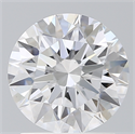 Lab Created Diamond 1.71 Carats, Round with Ideal Cut, D Color, VS1 Clarity and Certified by IGI