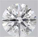 Lab Created Diamond 1.24 Carats, Round with Ideal Cut, D Color, VS2 Clarity and Certified by IGI