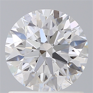 Picture of Lab Created Diamond 1.15 Carats, Round with Excellent Cut, D Color, VS2 Clarity and Certified by IGI