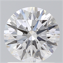 Lab Created Diamond 1.32 Carats, Round with Ideal Cut, D Color, VS1 Clarity and Certified by IGI