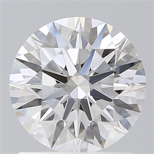 Picture of Lab Created Diamond 1.32 Carats, Round with Ideal Cut, D Color, VS1 Clarity and Certified by IGI