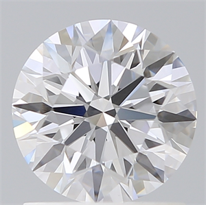 Picture of Lab Created Diamond 1.22 Carats, Round with Ideal Cut, D Color, VS2 Clarity and Certified by IGI