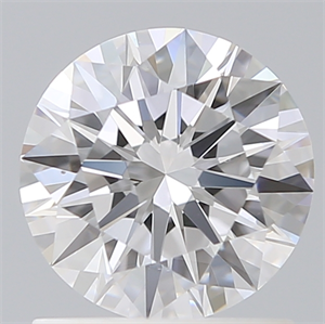 Picture of Lab Created Diamond 1.12 Carats, Round with Ideal Cut, D Color, VS2 Clarity and Certified by IGI