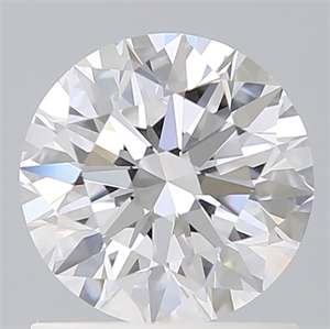 Picture of Lab Created Diamond 1.10 Carats, Round with Ideal Cut, D Color, VVS2 Clarity and Certified by IGI