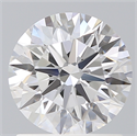 Lab Created Diamond 1.33 Carats, Round with Excellent Cut, E Color, VVS1 Clarity and Certified by IGI