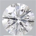 Lab Created Diamond 1.11 Carats, Round with Ideal Cut, D Color, VS1 Clarity and Certified by IGI
