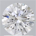 Lab Created Diamond 1.16 Carats, Round with Ideal Cut, D Color, VVS1 Clarity and Certified by IGI