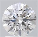 Lab Created Diamond 1.38 Carats, Round with Ideal Cut, D Color, VS2 Clarity and Certified by IGI
