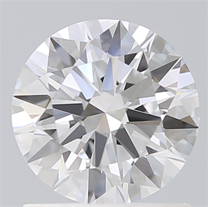Picture of Lab Created Diamond 1.11 Carats, Round with Ideal Cut, D Color, VS1 Clarity and Certified by IGI