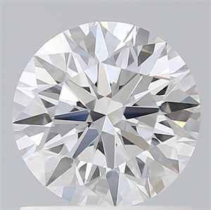 Picture of Lab Created Diamond 1.08 Carats, Round with Ideal Cut, D Color, VS2 Clarity and Certified by IGI