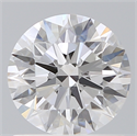 Lab Created Diamond 1.10 Carats, Round with Ideal Cut, D Color, VS1 Clarity and Certified by IGI