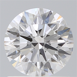 Picture of Lab Created Diamond 1.10 Carats, Round with Ideal Cut, D Color, VS1 Clarity and Certified by IGI